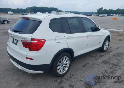 2013 BMW X3 xDrive28I из США, поврежденный, VIN 5UXWX9C51D0A25109